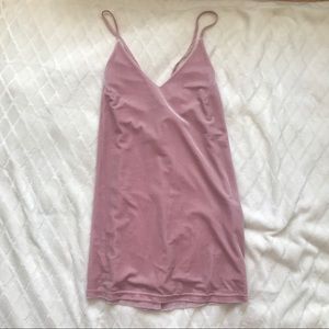 eight Paris lilac velvet dress